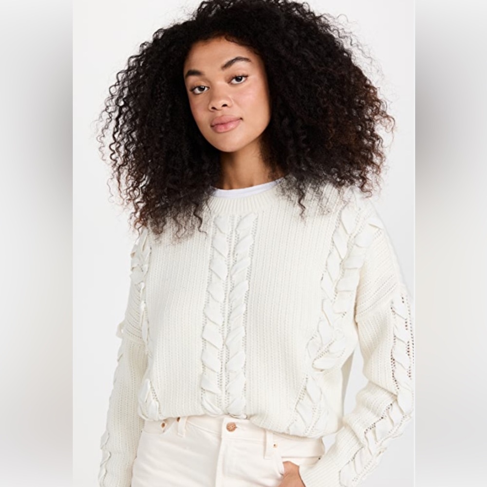 New Club Monaco Woven sweater